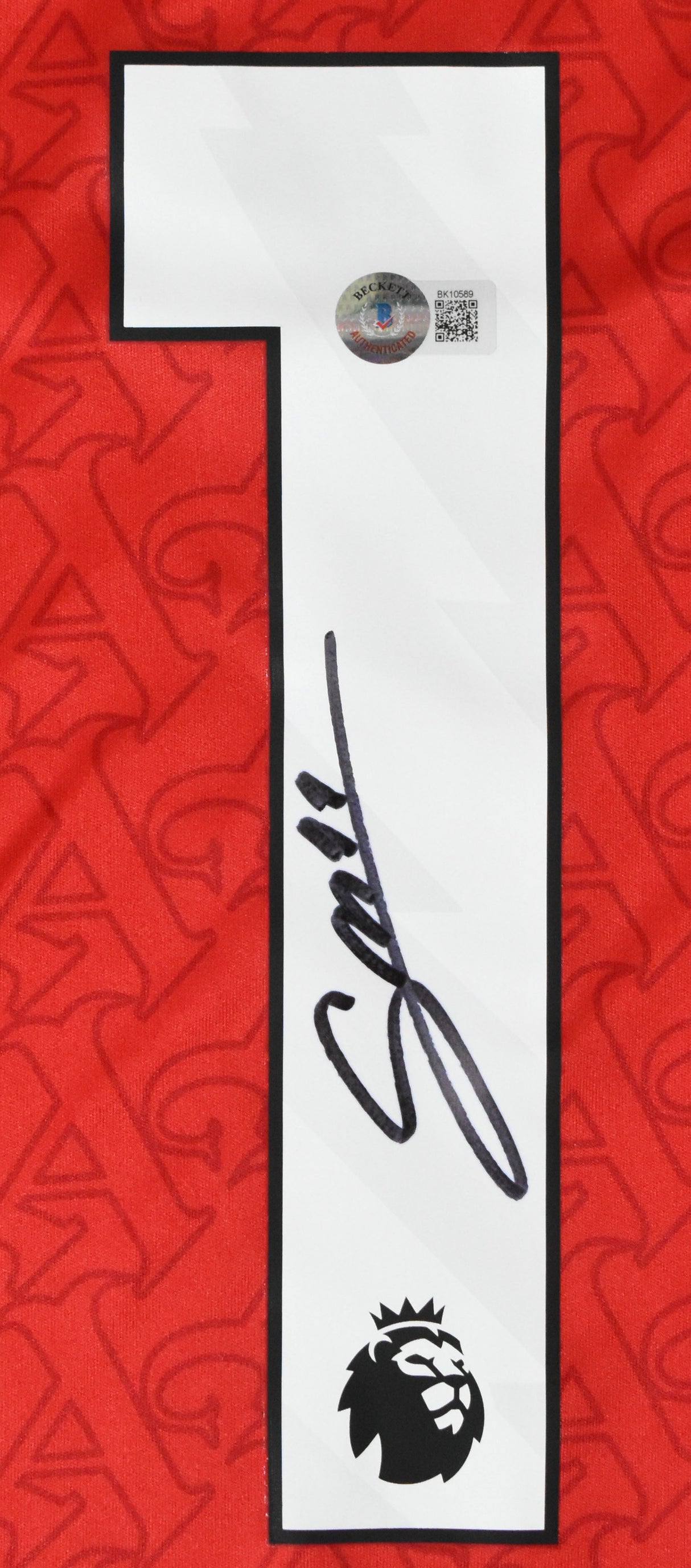Gabriel Martinelli Autographed Arsenal FC Home Soccer Jersey #11-Beckett Holo *L