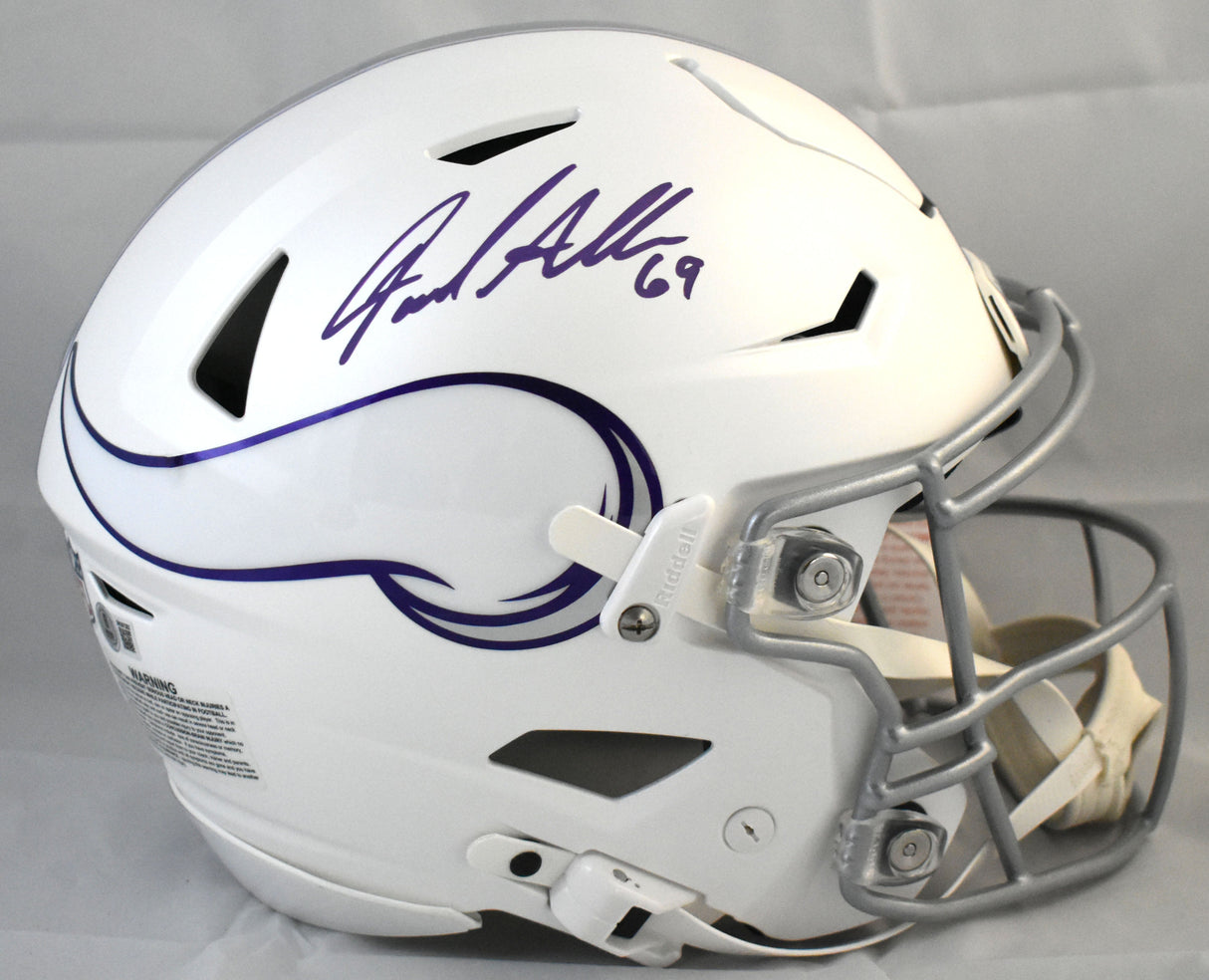 Jared Allen Autographed Vikings F/S Alt 24 Speedflex Helmet - Beckett W Holo