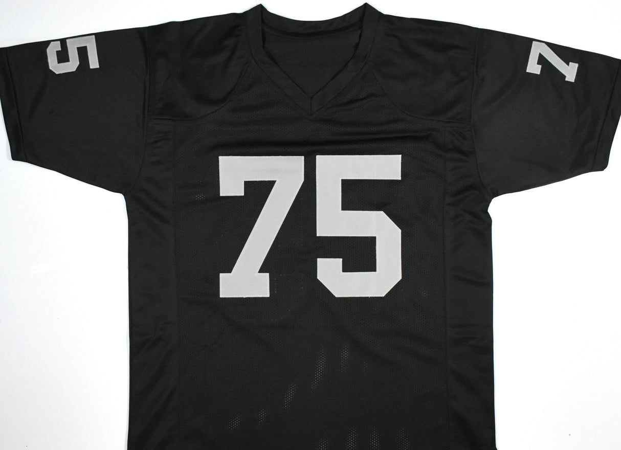 Howie Long Autographed Black Pro Style Jersey - Beckett W Hologram *Black