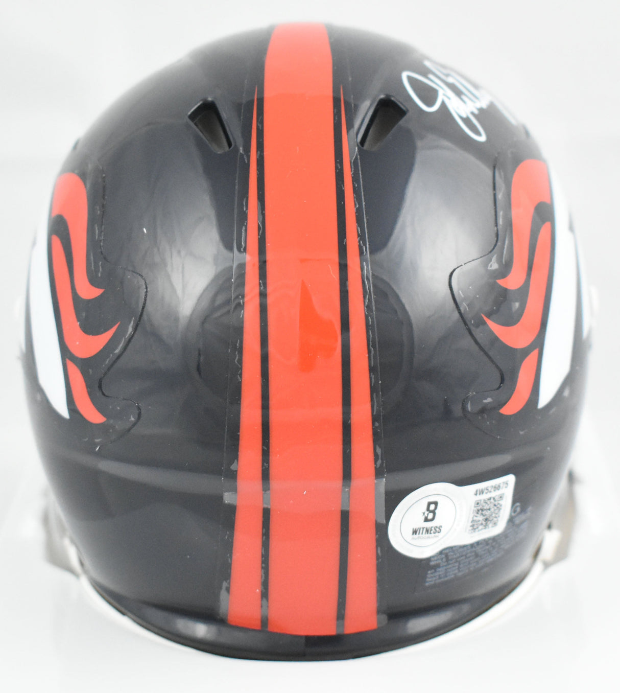 John Elway Autographed Denver Broncos 97-13 Speed Mini Helmet - Beckett W Holo