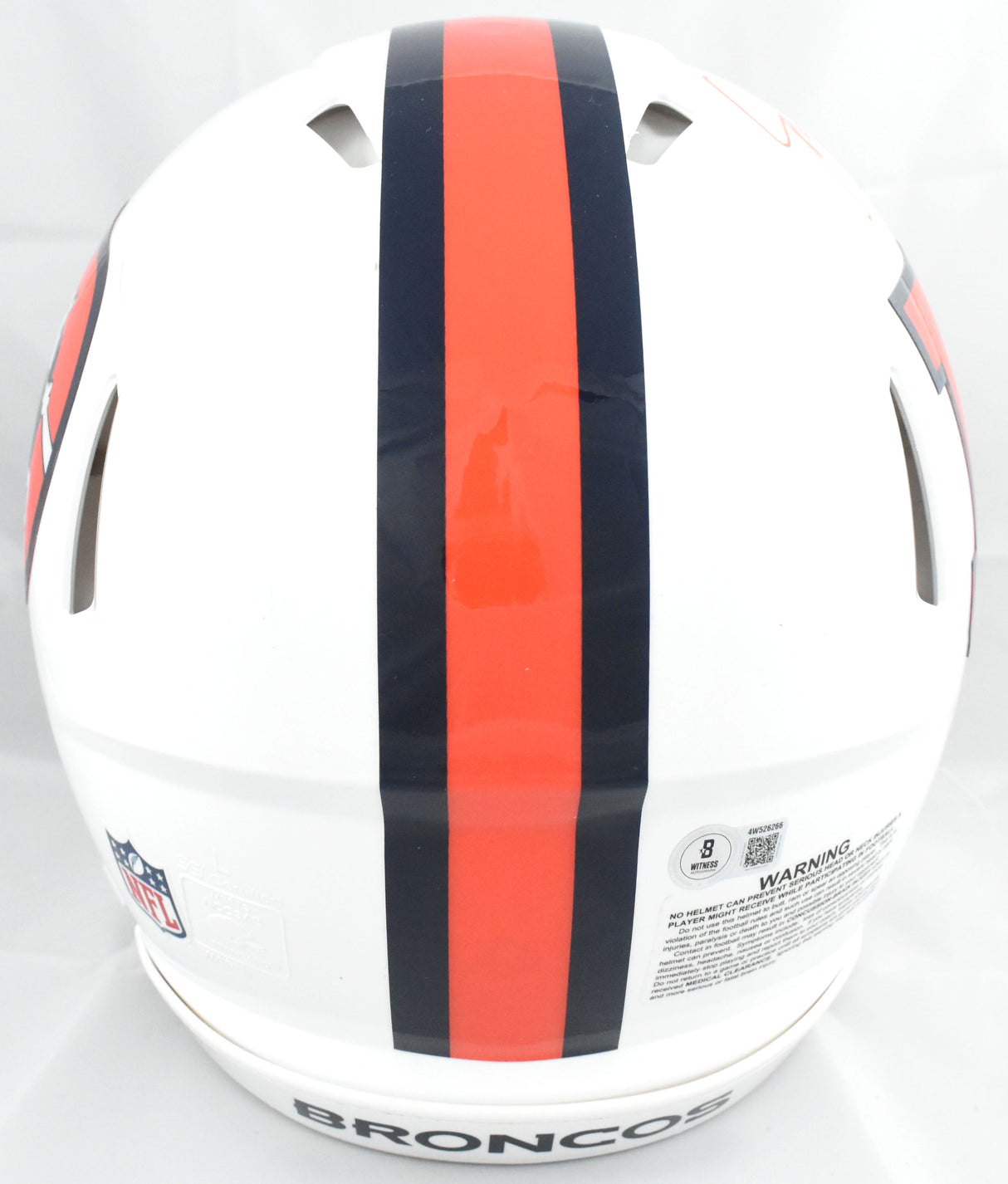 John Elway Autographed Broncos F/S Alt 23 Speed Authentic Helmet- Beckett W Holo
