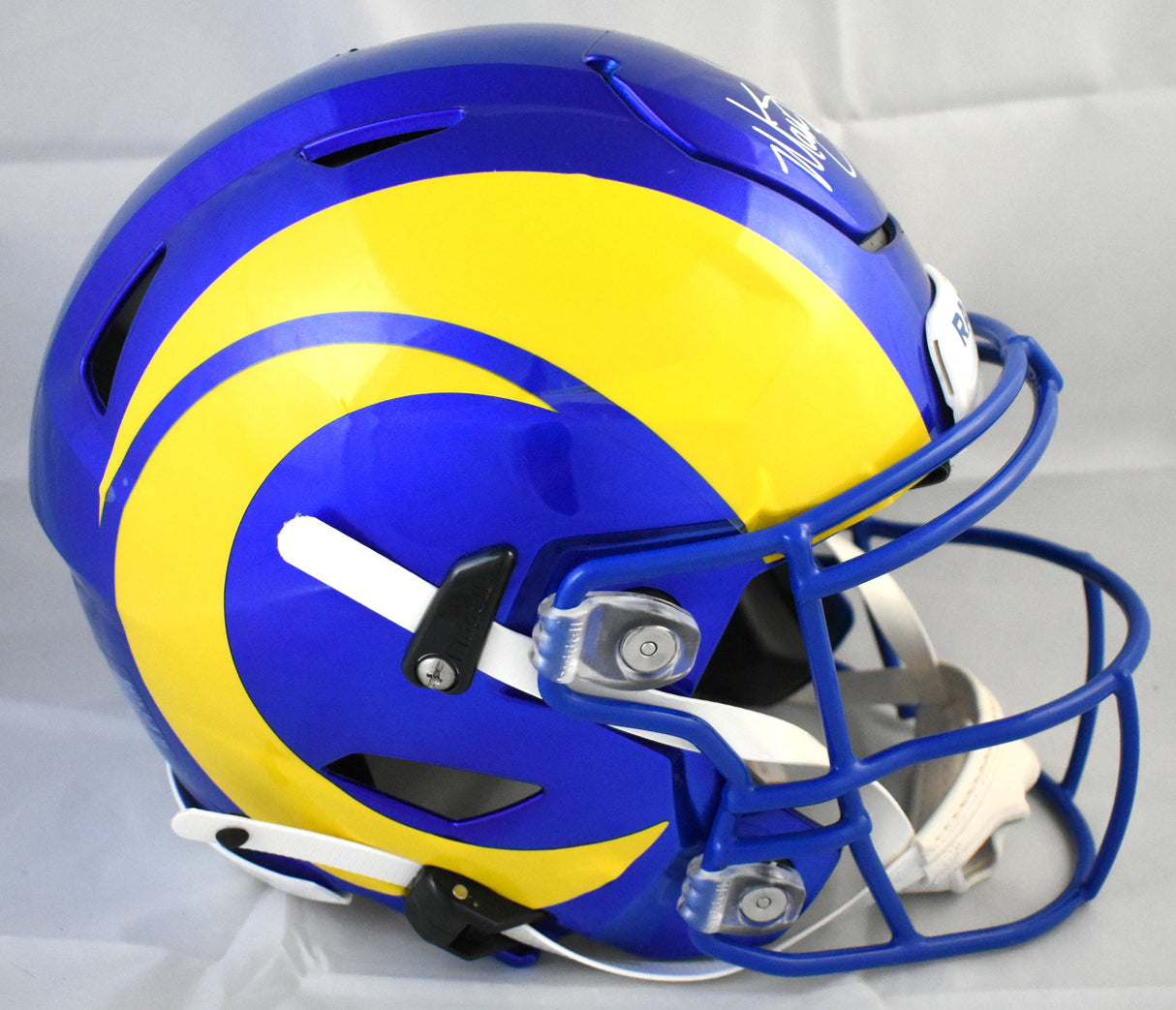 Matthew Stafford Signed Los Angeles Rams F/S Speedflex Helmet - Beckett W Holo