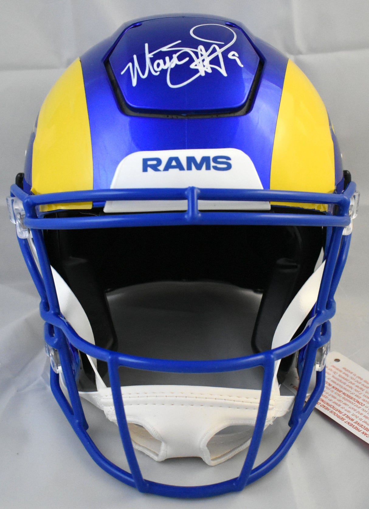 Matthew Stafford Signed Los Angeles Rams F/S Speedflex Helmet - Beckett W Holo