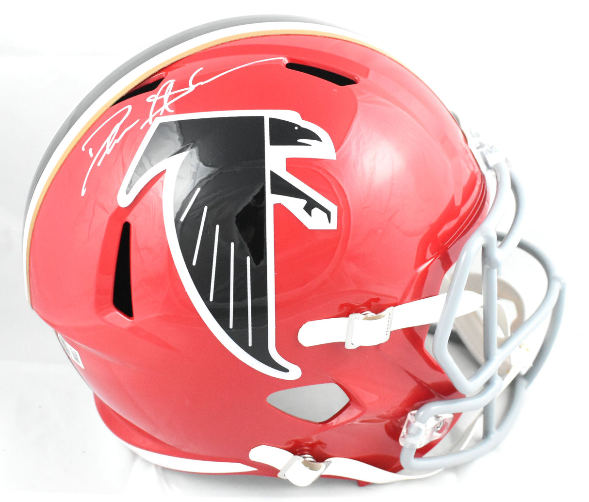 Deion Sanders Autographed Atlanta Falcons 66-69 F/S Speed Helmet- Beckett W Holo