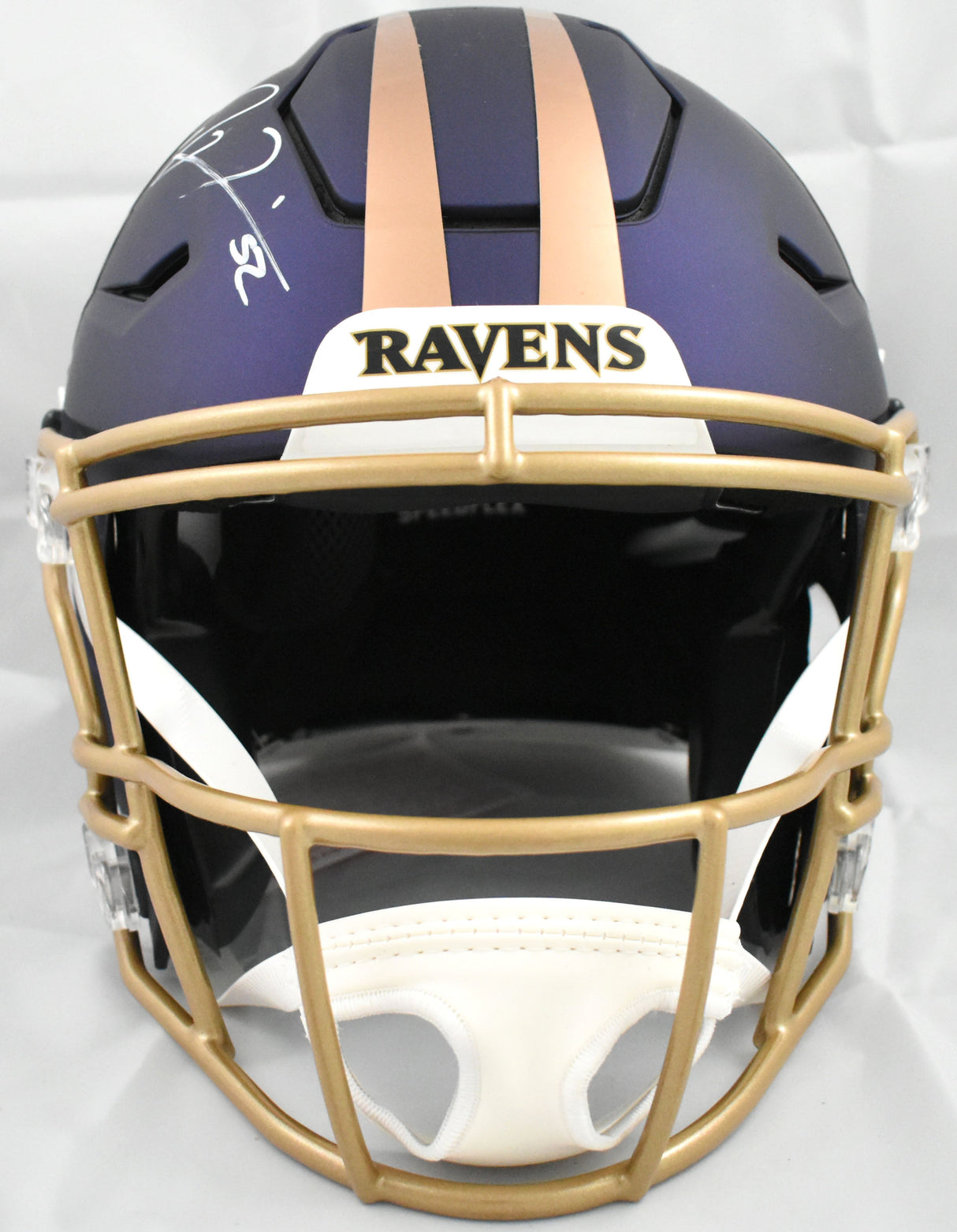 Ray Lewis Signed Baltimore Ravens F/S ALT 24 SpeedFlex Helmet - Beckett W Holo