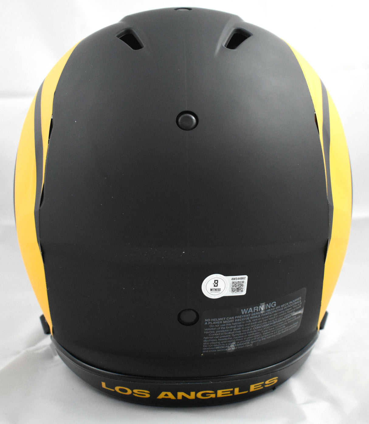 Aaron Donald Autographed Rams F/S Eclipse Speed Authentic Helmet- Beckett W Holo