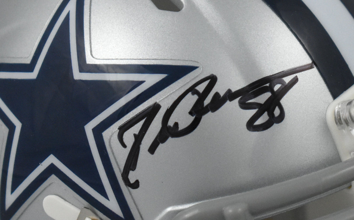 Drew Pearson Autographed Dallas Cowboys Speed Mini Helmet - Beckett W Holo