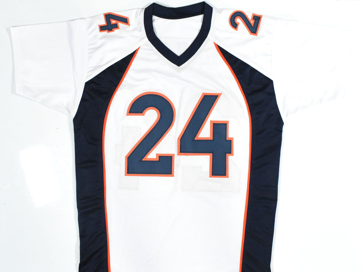 Champ Bailey Autographed White Pro Style Jersey - Beckett W Hologram *Silver