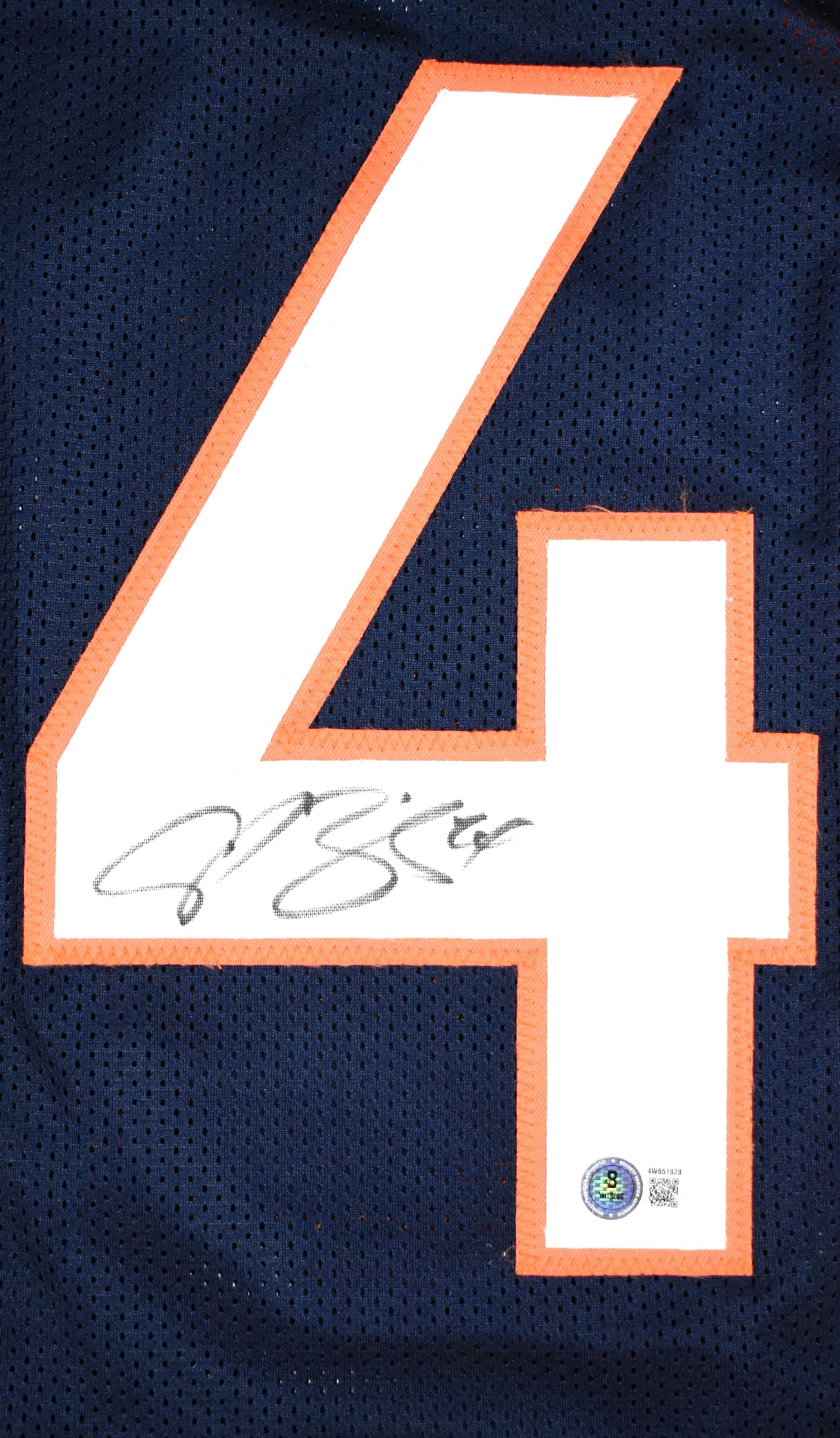 Champ Bailey Autographed Blue Pro Style Jersey - Beckett W Hologram *Black