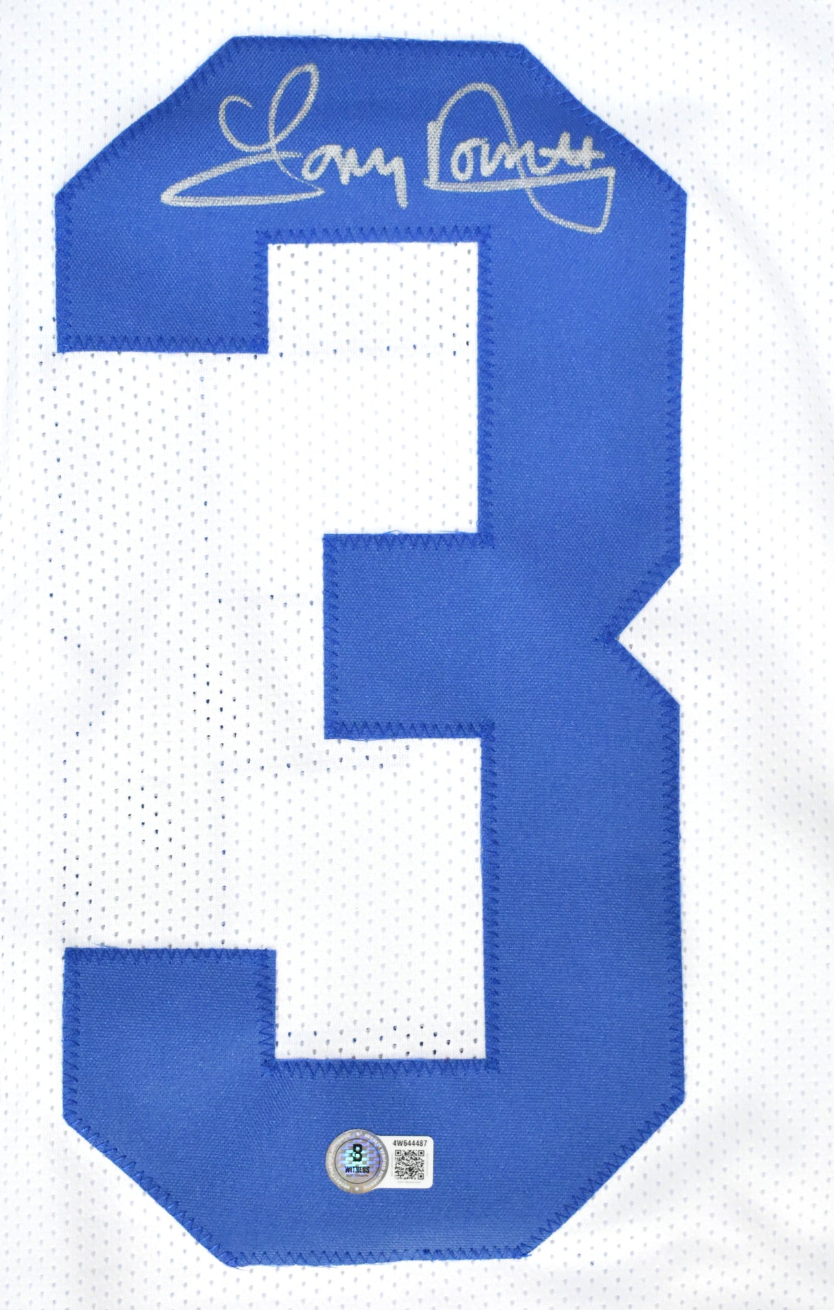 Tony Dorsett Autographed White Pro Style Jersey - Beckett W Hologram *Silver