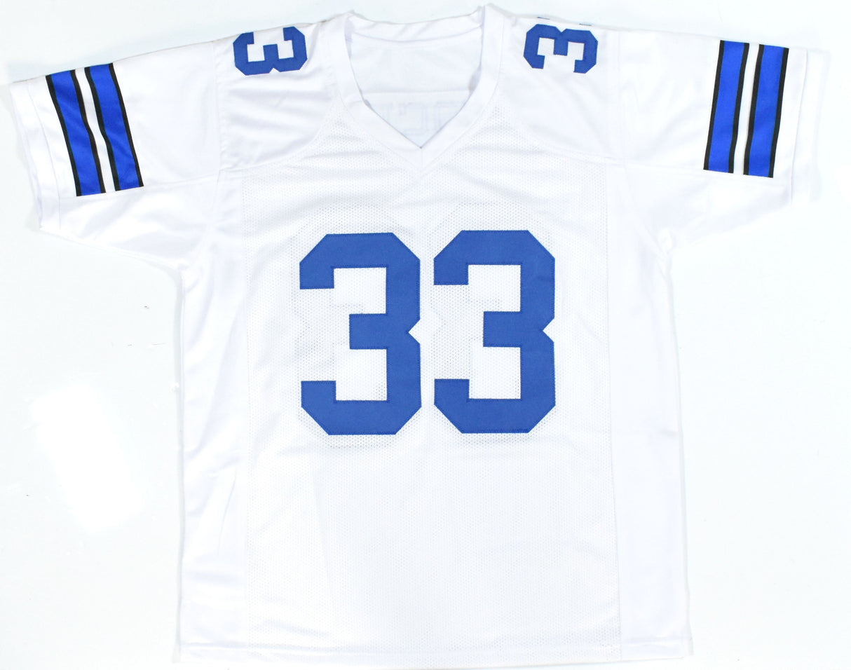 Tony Dorsett Autographed White Pro Style Jersey - Beckett W Hologram *Silver