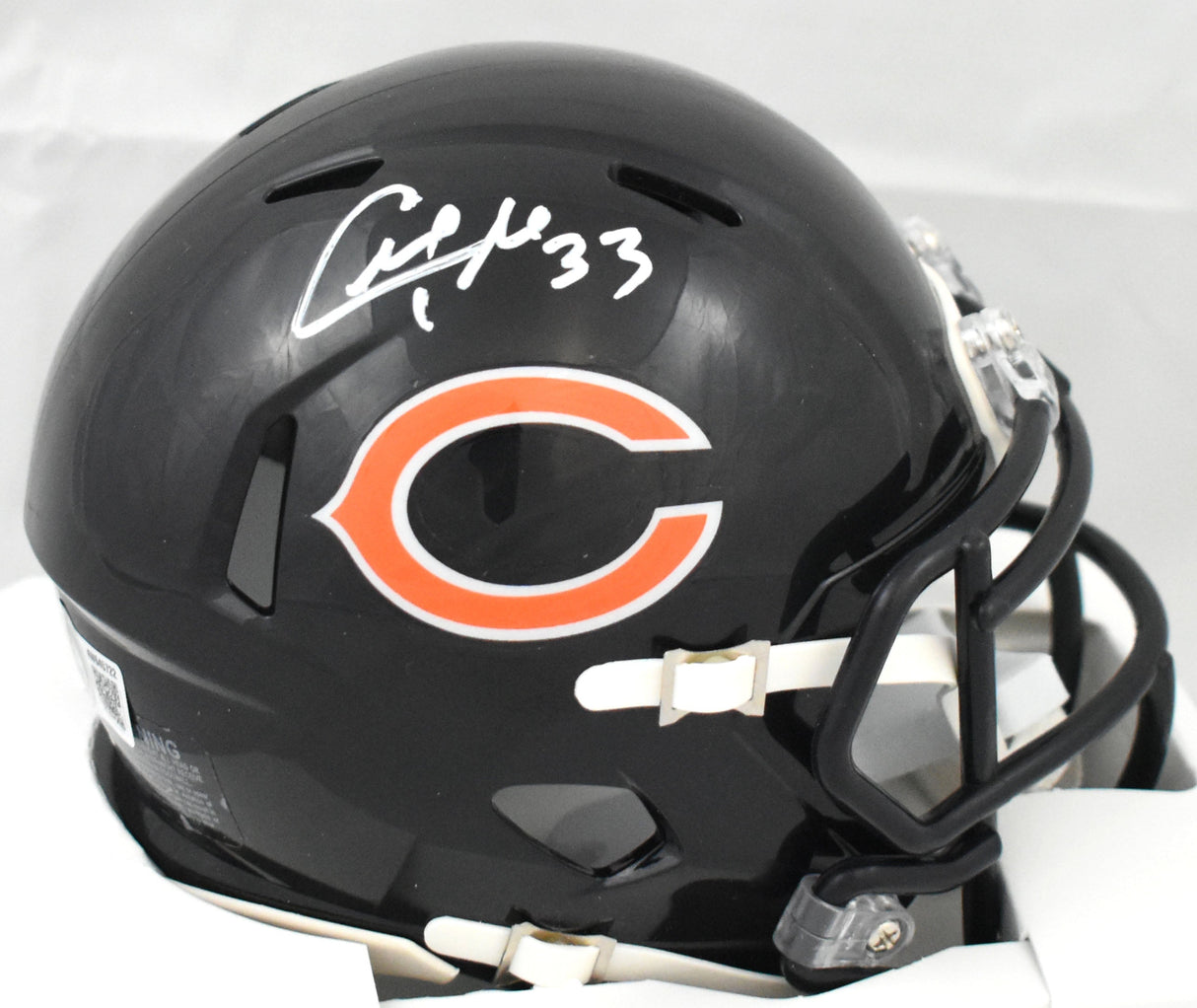 Charles Tillman Autographed Chicago Bears Speed Mini Helmet - Beckett W Holo