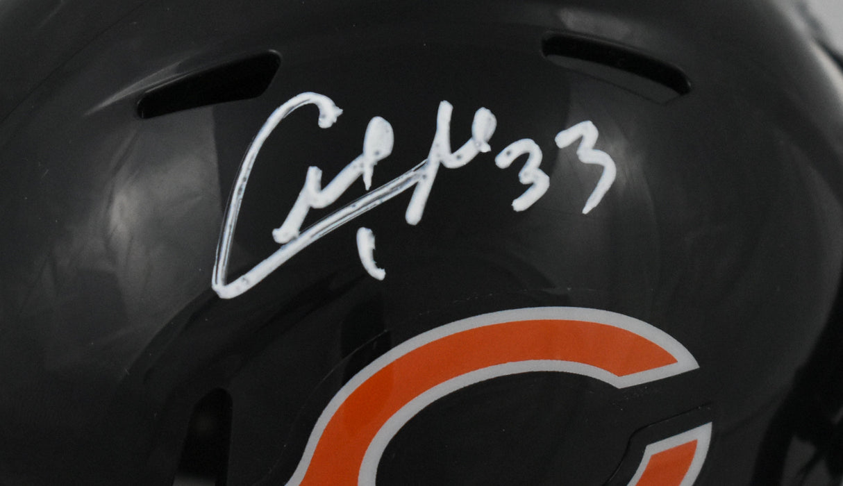 Charles Tillman Autographed Chicago Bears Speed Mini Helmet - Beckett W Holo
