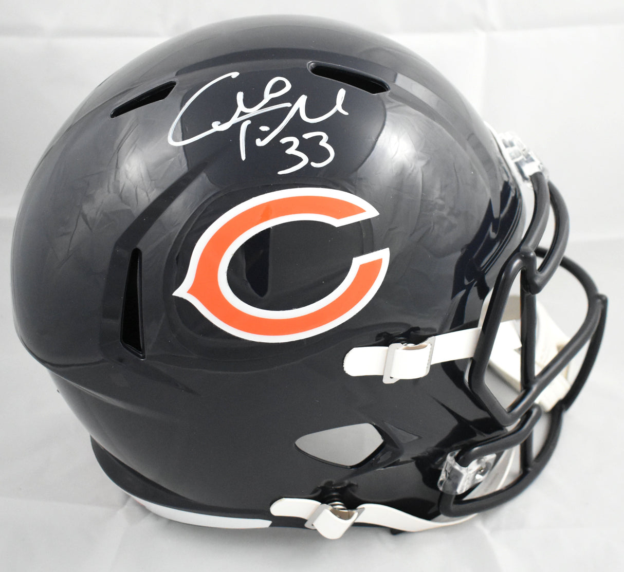 Charles Tillman Autographed Chicago Bears F/S Speed Helmet - Beckett W Holo