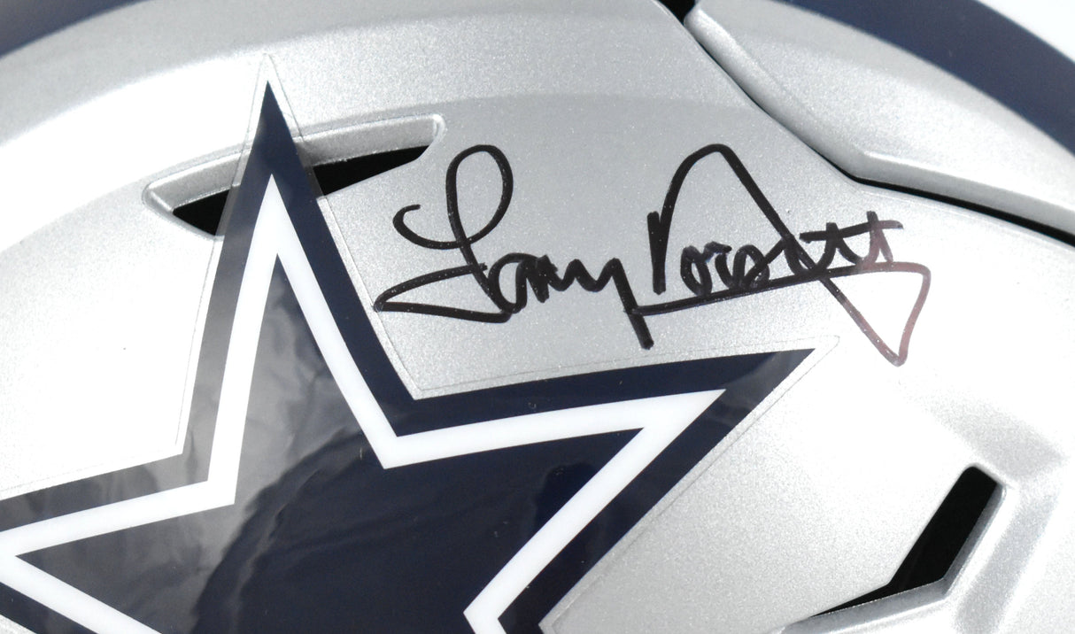 Tony Dorsett Autographed Cowboys Mid-Size SpeedFlex Helmet - Beckett W Holo