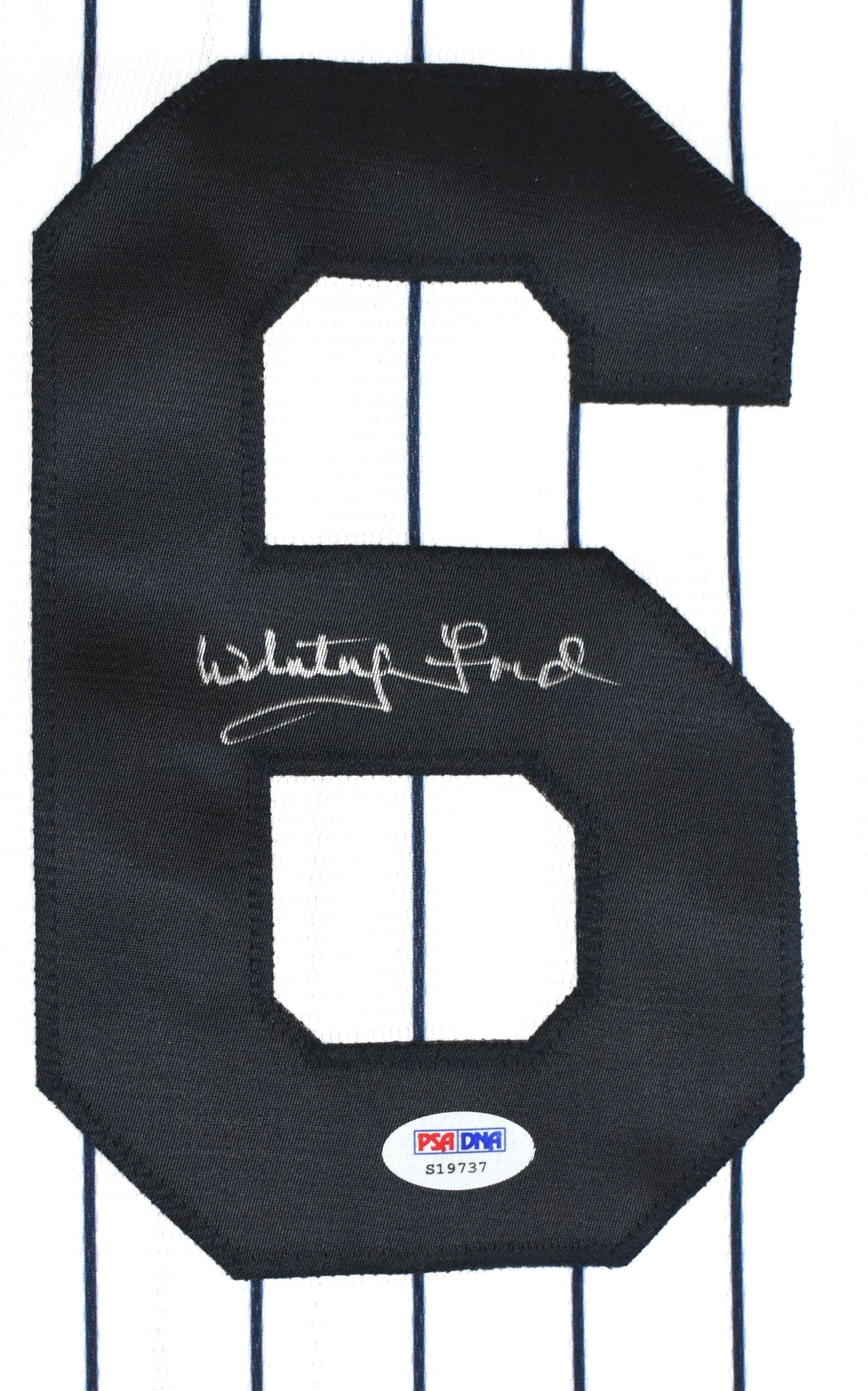 Whitey Ford Autographed New York Yankees Nike Jersey - PSA