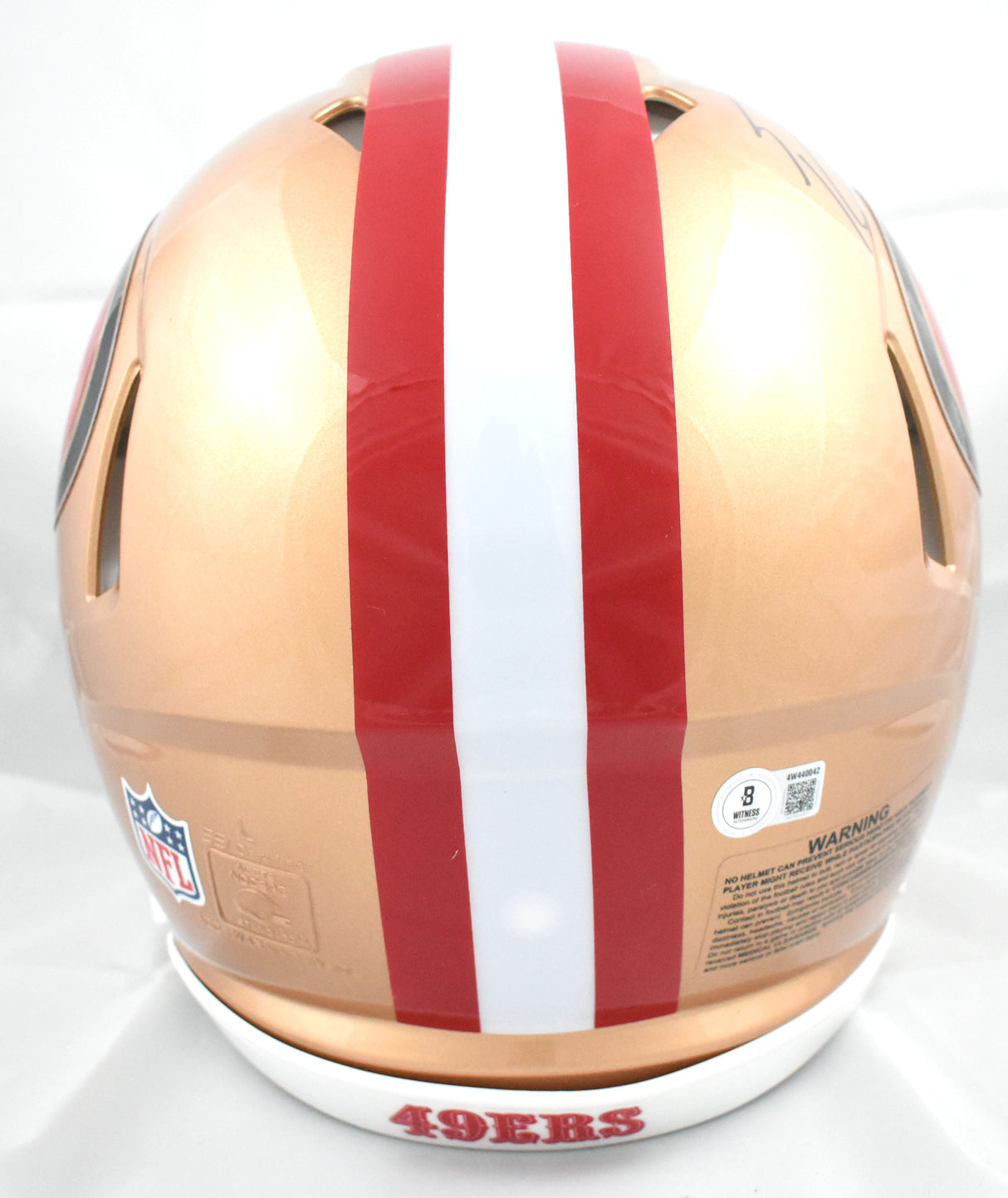 George Kittle Autographed 49ers F/S Speed Authentic Helmet - Beckett W Hologram