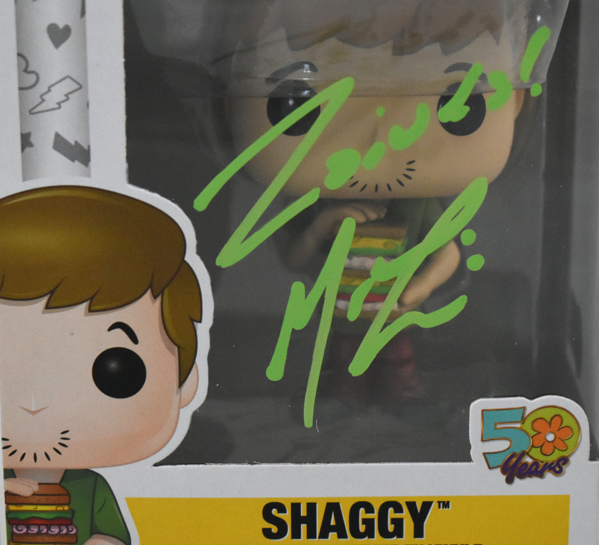 Matthew Lillard Autographed Scooby-Doo Funko Pop #626 - Beckett W Holo *Zoinks
