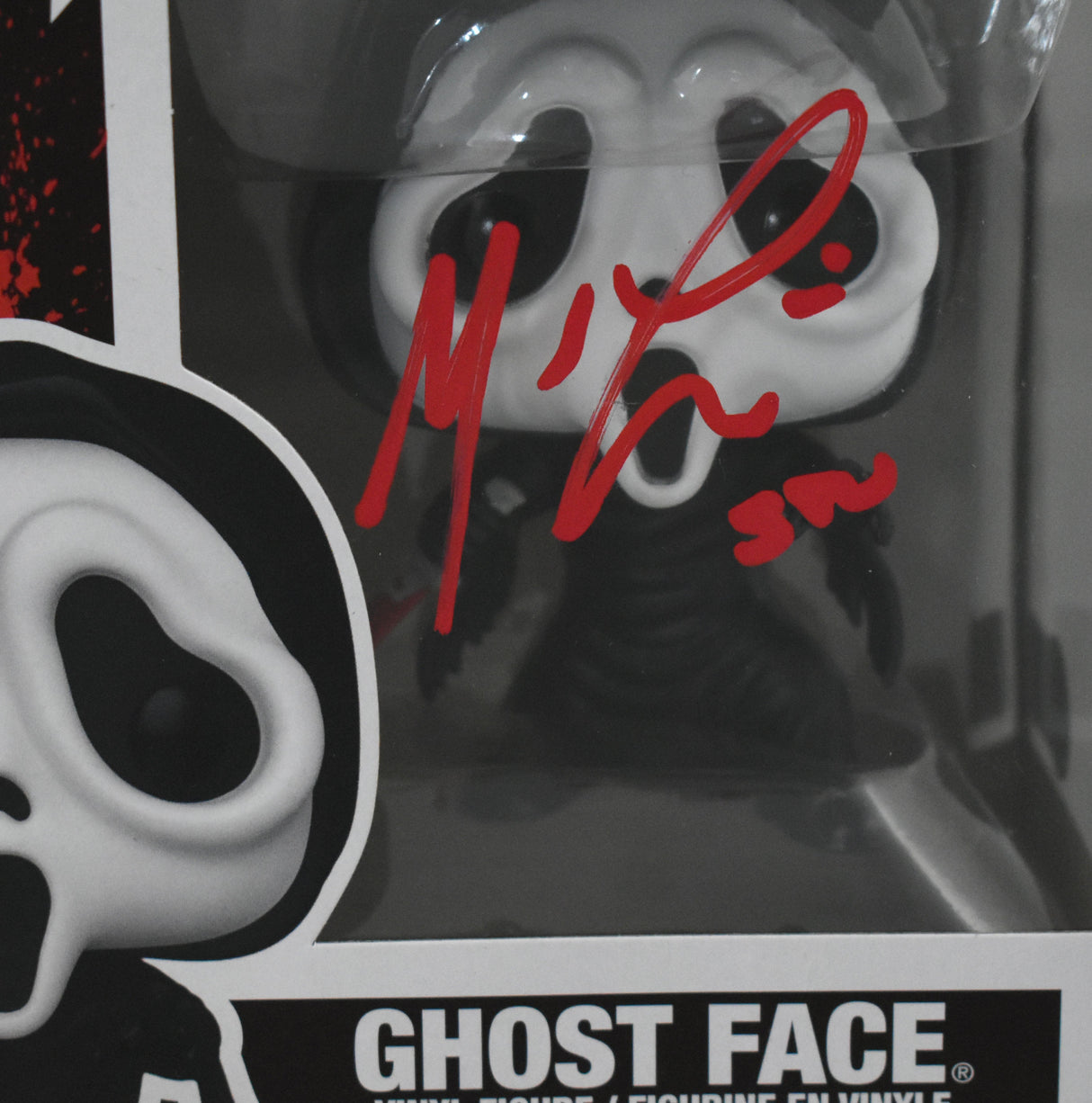 Matthew Lillard Autographed Ghost Face Funko Pop #1607 - Beckett W Holo *Stu