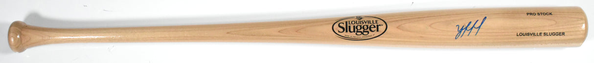 Yordan Alvarez Blonde Louisville Slugger Pro Baseball Bat - Beckett Hologram