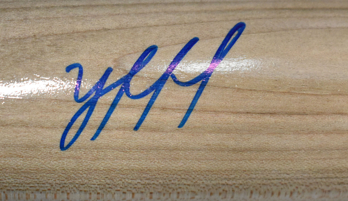 Yordan Alvarez Blonde Louisville Slugger Pro Baseball Bat - Beckett Hologram
