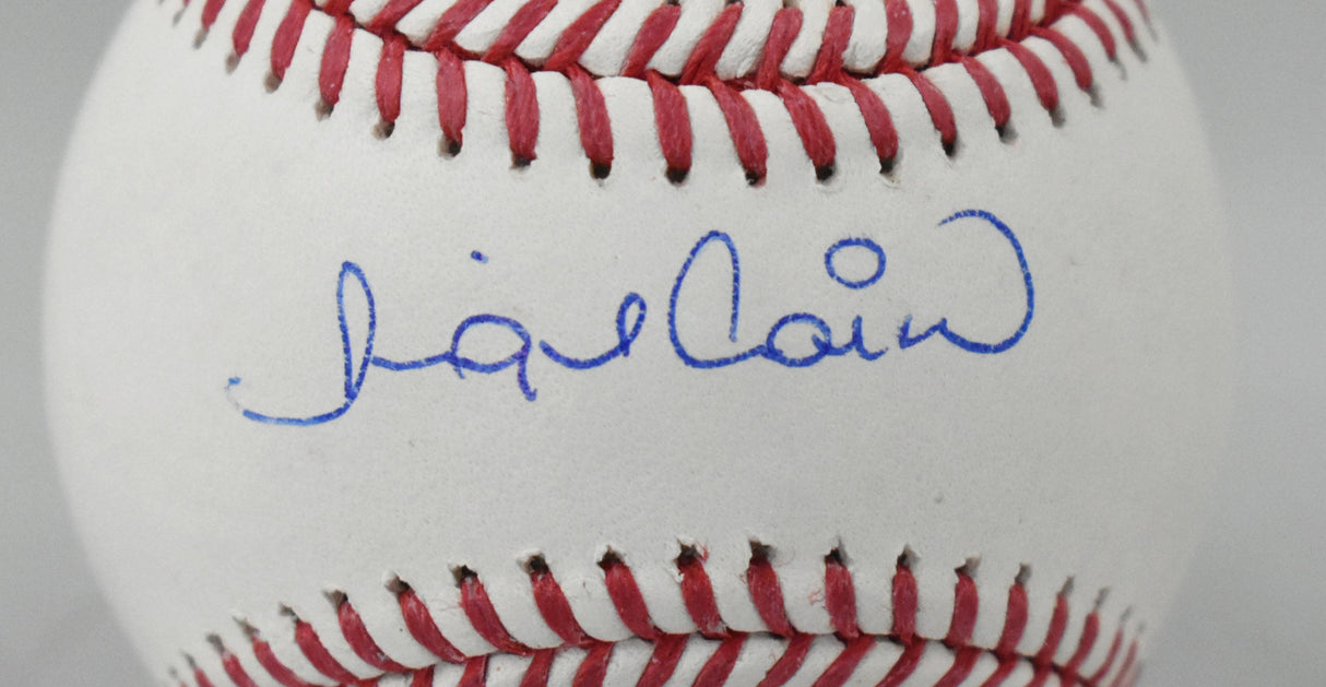 Miguel Cairo Autographed Rawlings OML Baseball - Beckett W Hologram *Blue