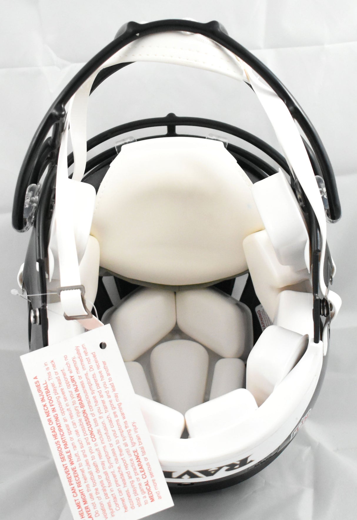 Ray Lewis Ed Reed Signed Ravens F/S Speed Auth Helmet HOF Beckett W Holo *Damage