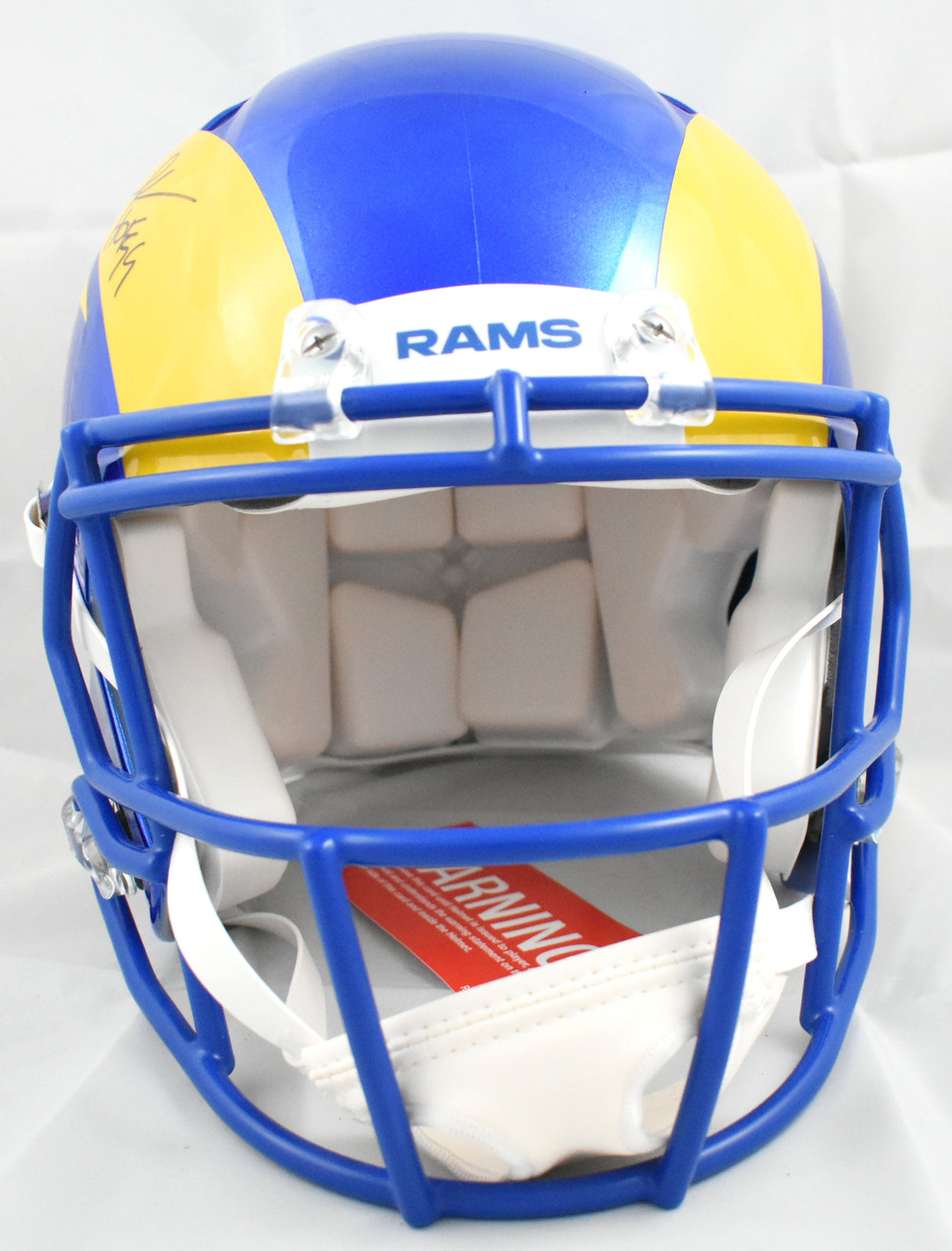 Eric Dickerson Signed Rams F/S 2020 Speed Authentic Helmet - *Decal Damage BAS
