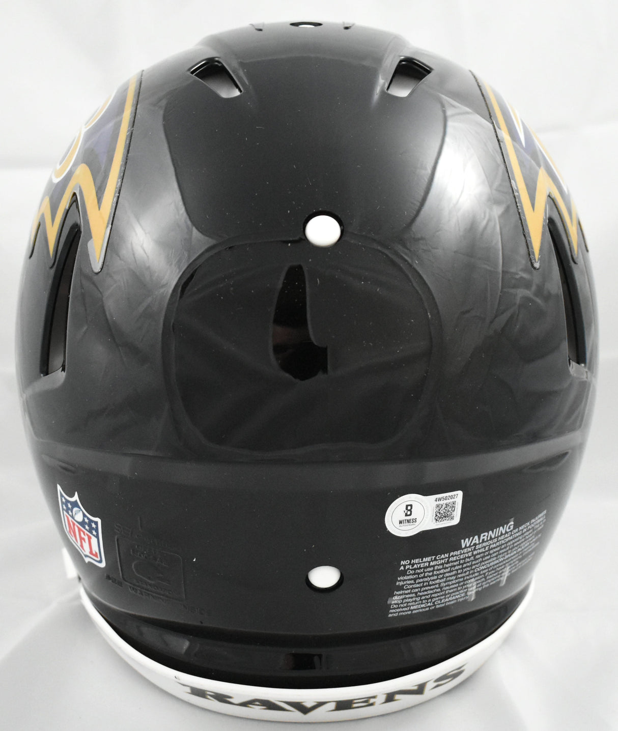 Derrick Henry Signed Baltimore Ravens F/S Speed Authentic Helmet- Beckett W Holo