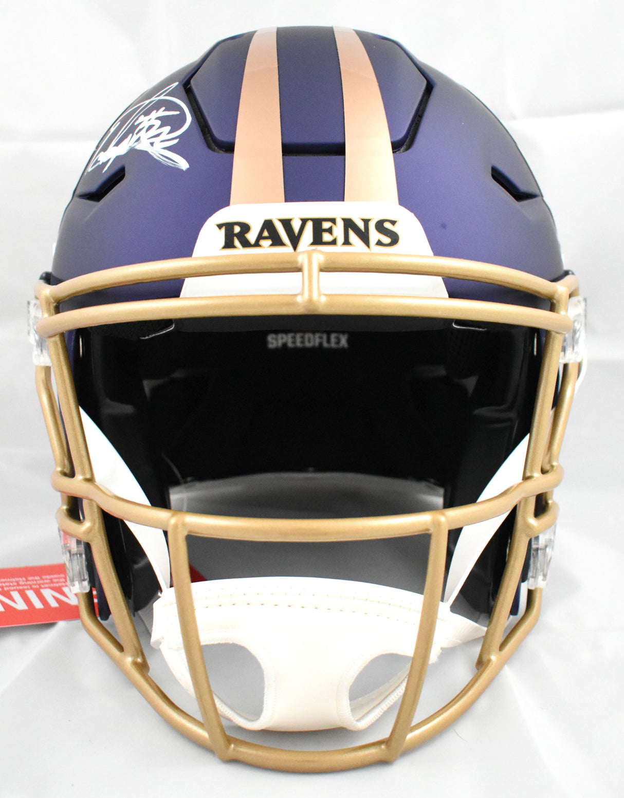 Derrick Henry Signed Baltimore Ravens F/S Alt 24 Speedflex Helmet Beckett W Holo