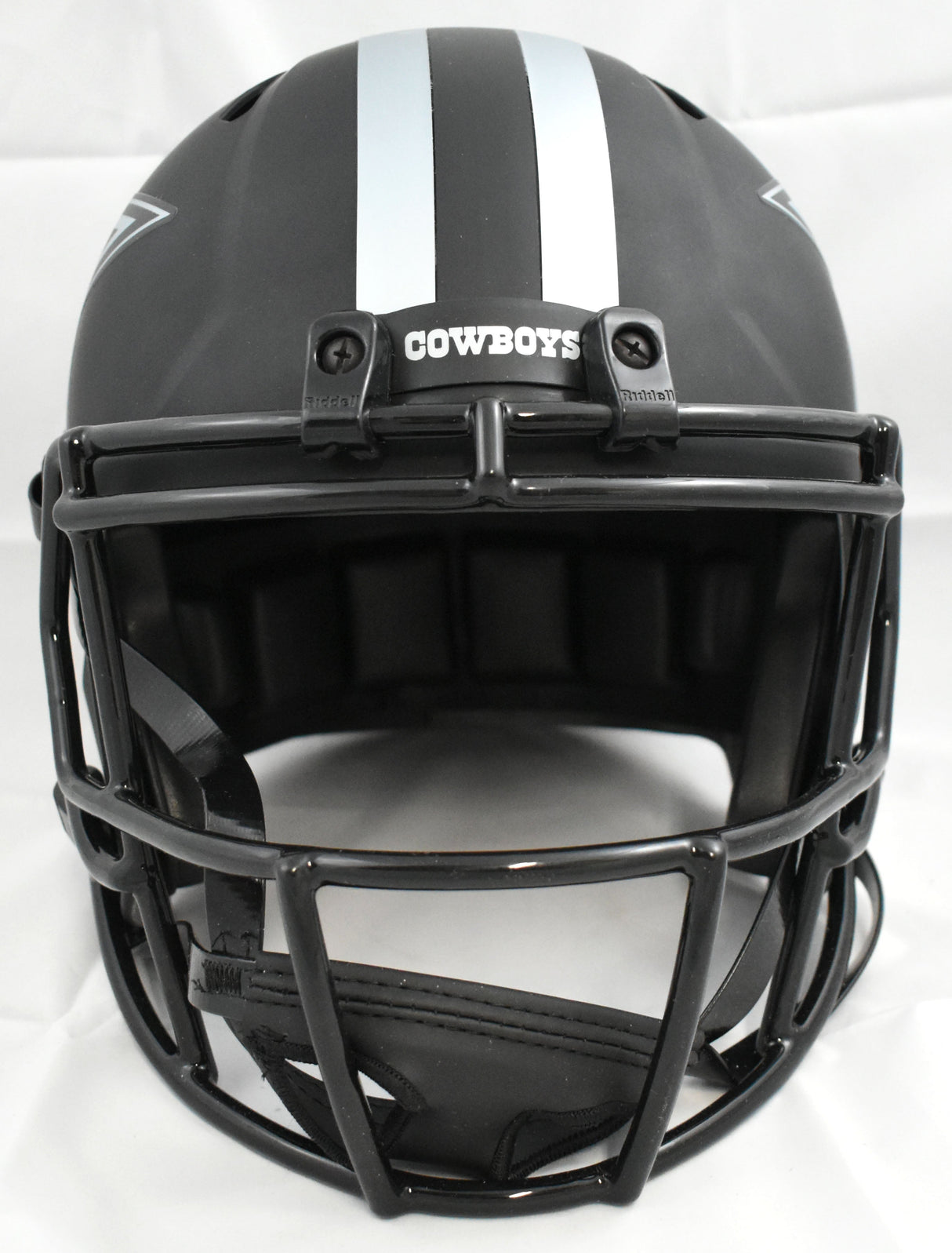 Javonte Williams Signed Cowboys F/S Eclipse Speed Helmet - Beckett W Holo *Blue