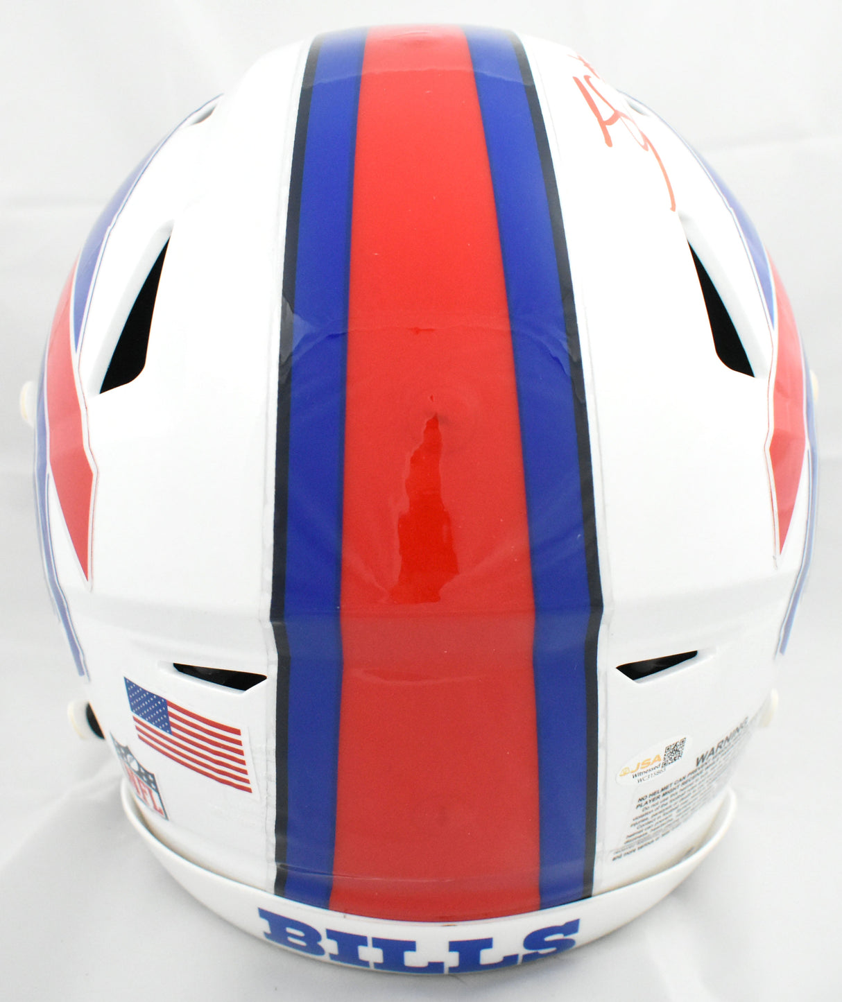 James Cook Autographed Buffalo Bills F/S Speedflex Helmet - JSA W *Red