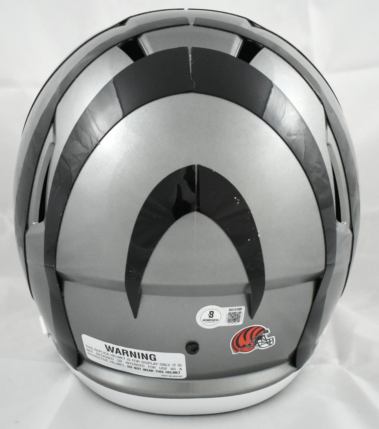 Boomer Esiason Autographed Cincinnati Bengals F/S Flash Speed Helmet - Beckett Holo