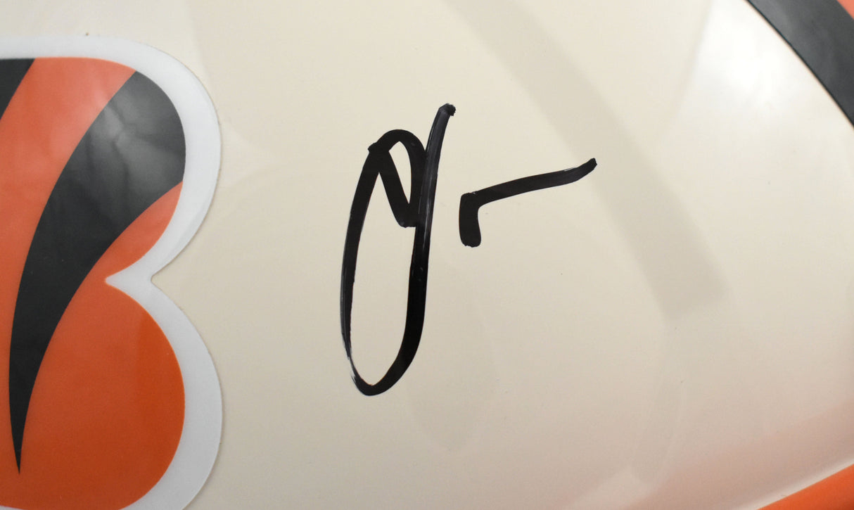Chad Johnson Autographed Cincinnati Bengals F/S Retro Speed Authentic Helmet - Beckett Holo