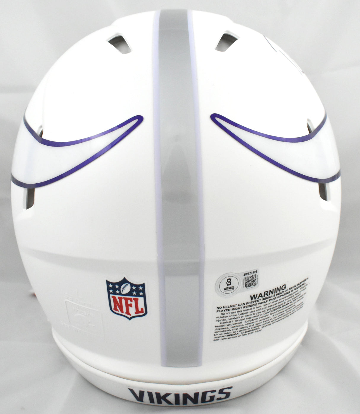 Randy Moss Autographed Vikings F/S ALT Speed Authentic Helmet - Beckett W Holo