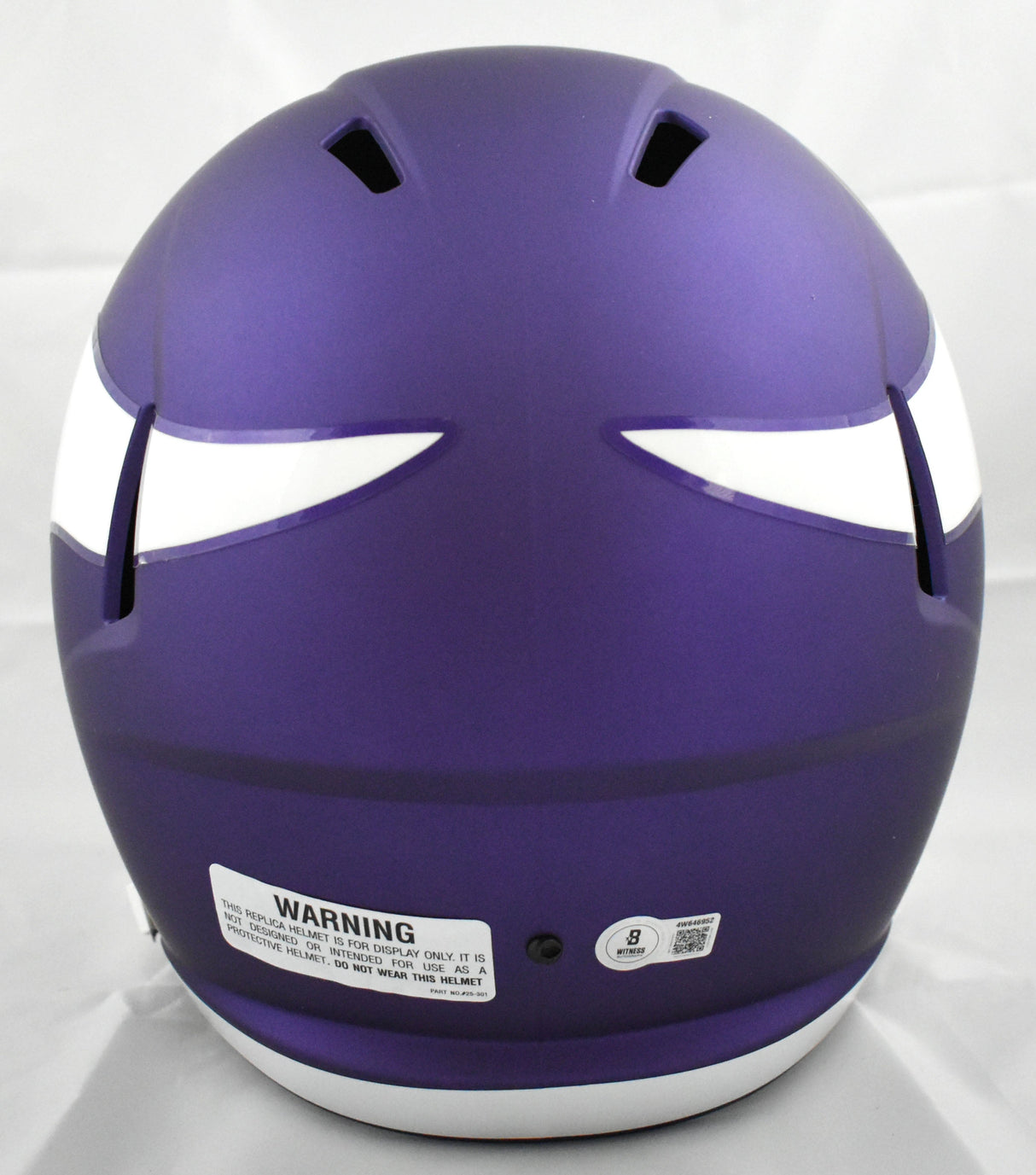 Justin Jefferson Autographed Vikings F/S Tribute Speed Helmet - Beckett W Holo