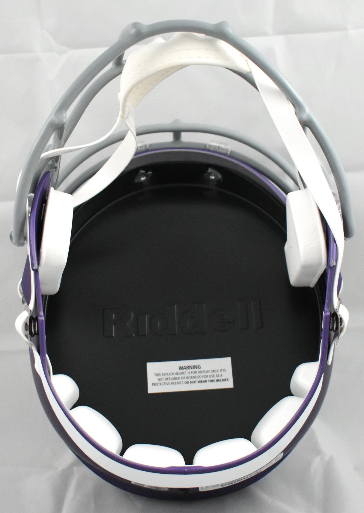 Justin Jefferson Autographed Vikings F/S Tribute Speed Helmet - Beckett W Holo