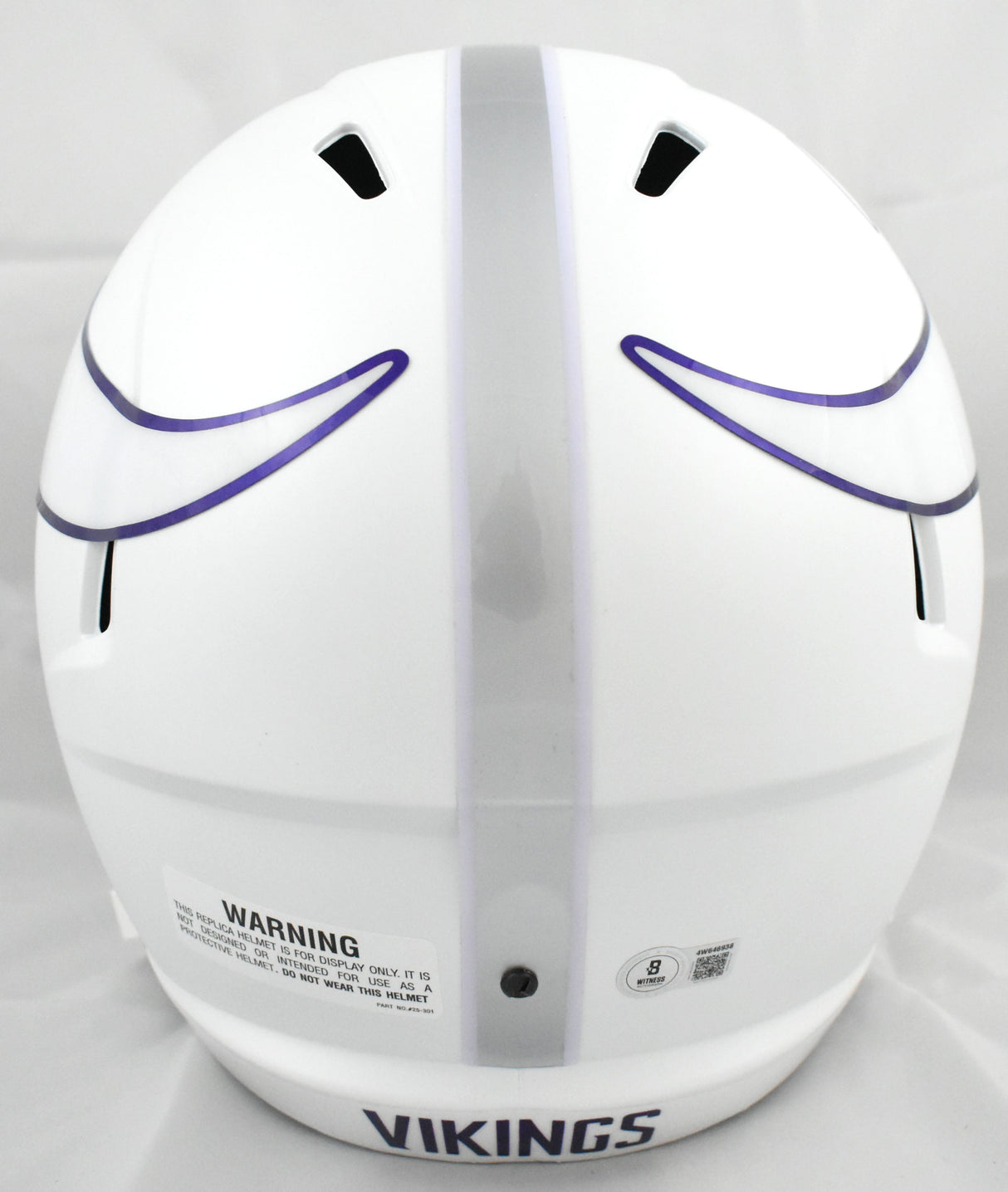 Justin Jefferson Autographed Vikings F/S ALT Speed Helmet - Beckett W Holo