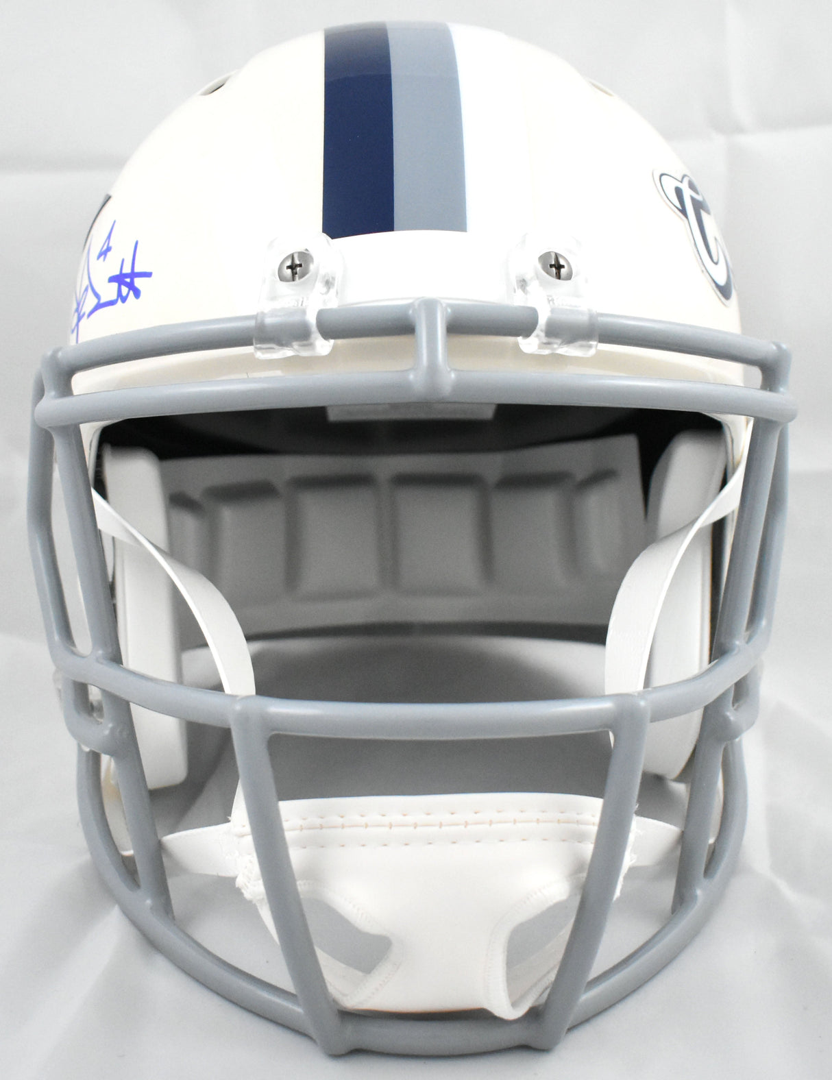Dak Prescott Autographed Dallas Cowboys F/S Retro Speed Helmet - Beckett W Holo
