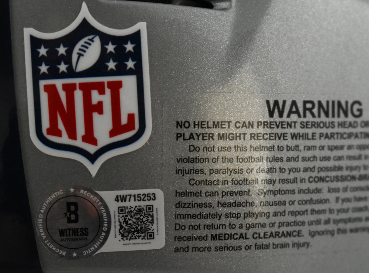 Dak Prescott Autographed Dallas Cowboys F/S Speedflex Helmet - Beckett W Holo