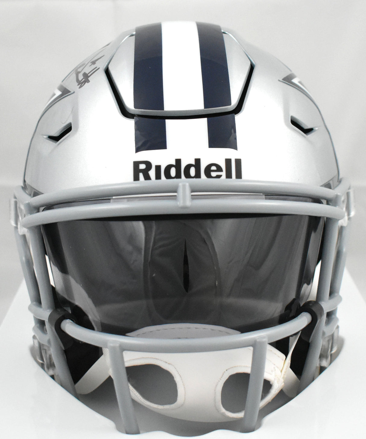 Dak Prescott Autographed Dallas Cowboys Mid-Size SpeedFlex Helmet-Beckett W Holo
