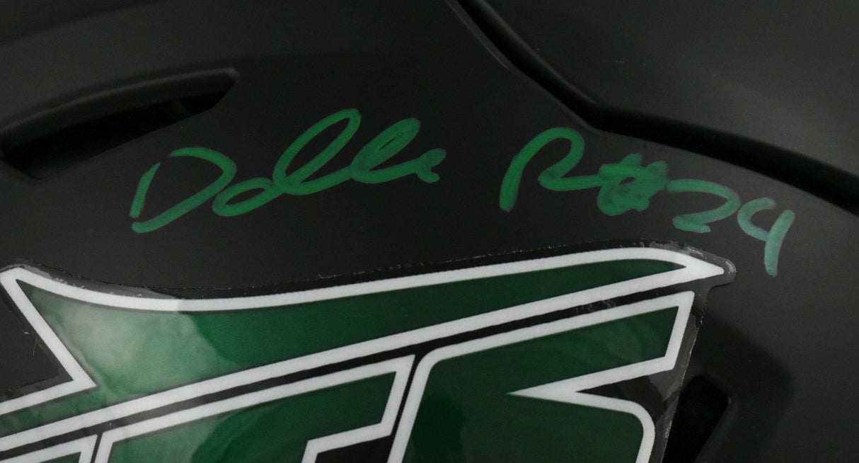 Darrelle Revis Autographed New York Jets F/S Alt 24 Speedflex Helmet - Beckett W