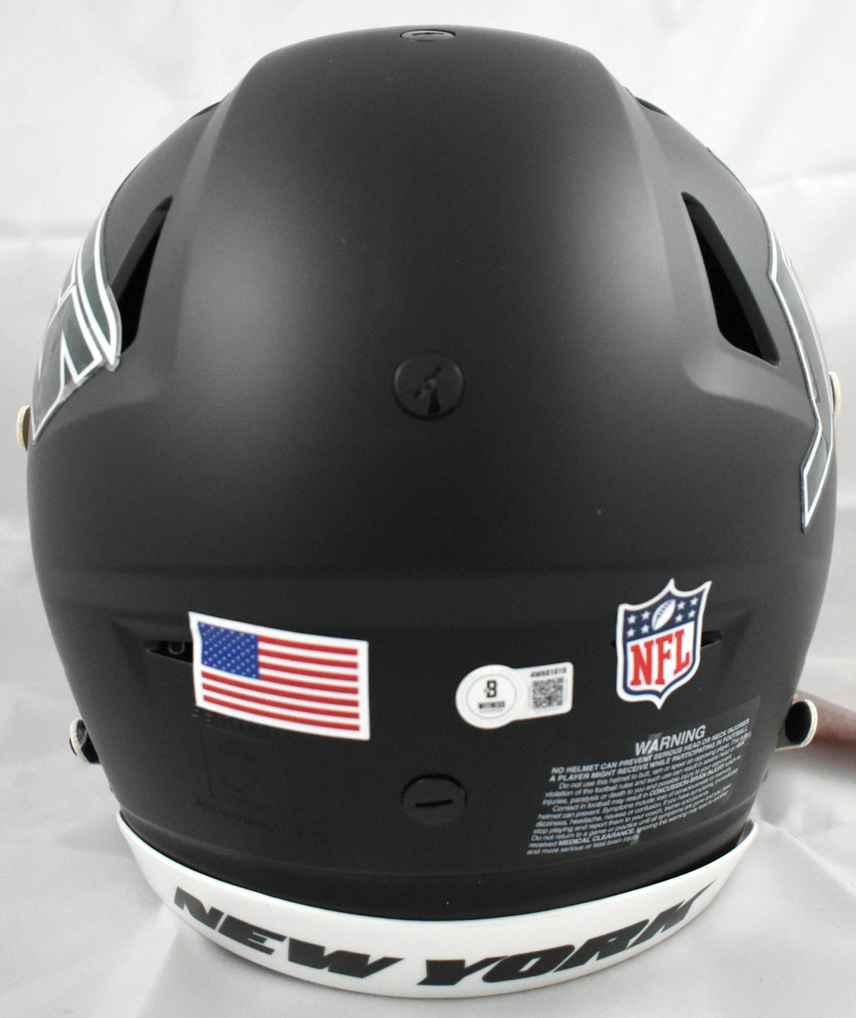 Darrelle Revis Autographed New York Jets F/S Alt 24 Speedflex Helmet - Beckett W