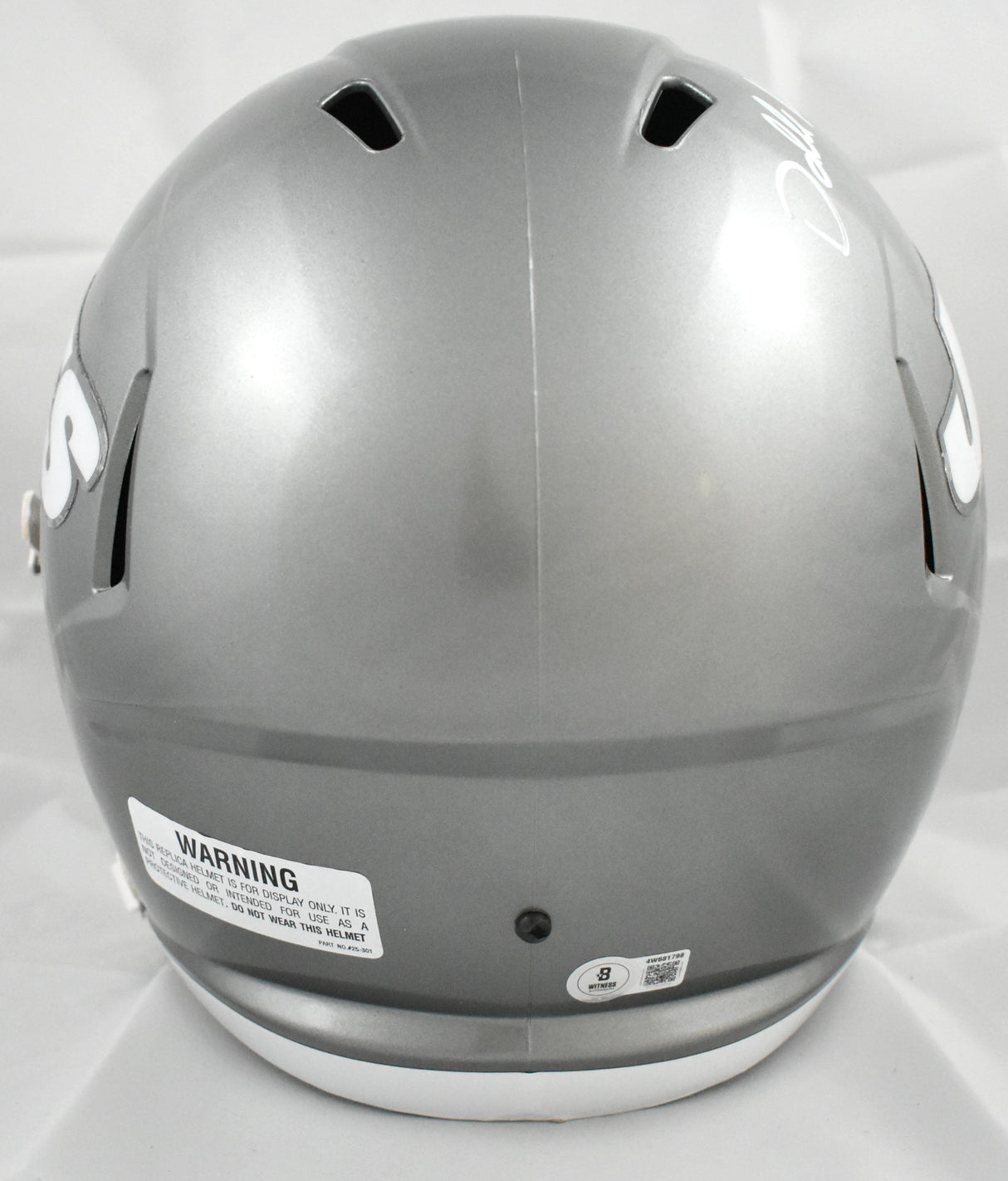 Darrelle Revis Autographed New York Jets F/S Flash Speed Helmet - Beckett W Holo