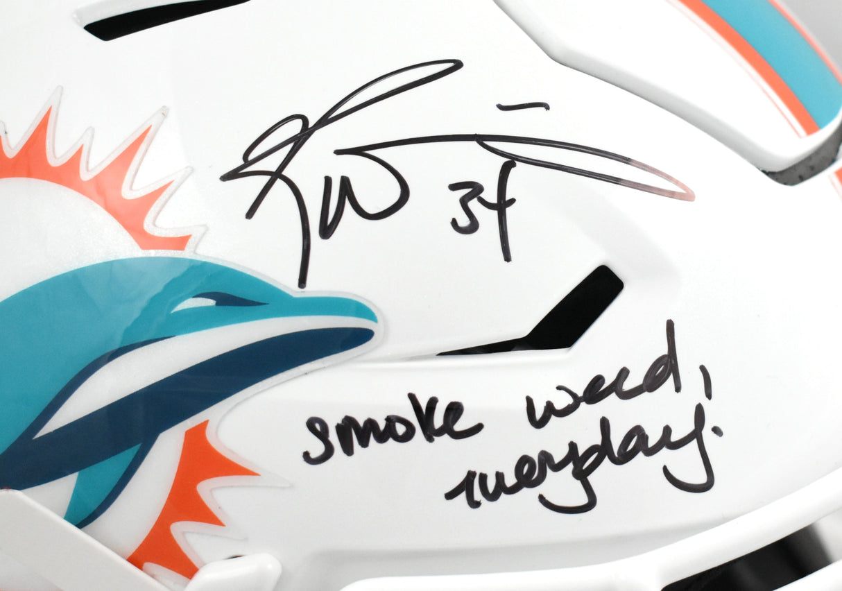 Ricky Williams Autographed Miami Dolphins F/S Speedflex Helmet - Beckett W Holo