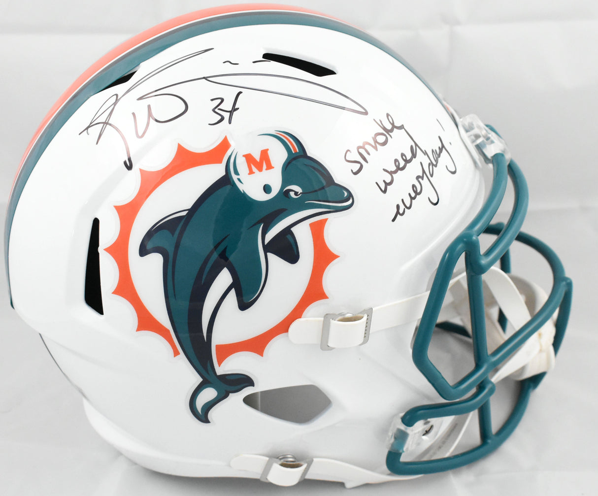 Ricky Williams Autographed Miami Dolphins F/S 97-12 Speed Helmet -Beckett W Holo