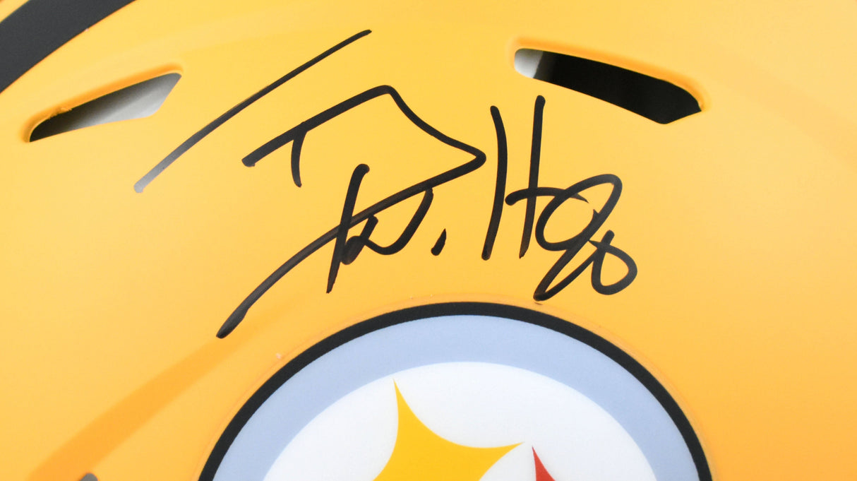 T.J. Watt Autographed Steelers F/S ALT 25 Speed Authentic Helmet -Beckett W Holo