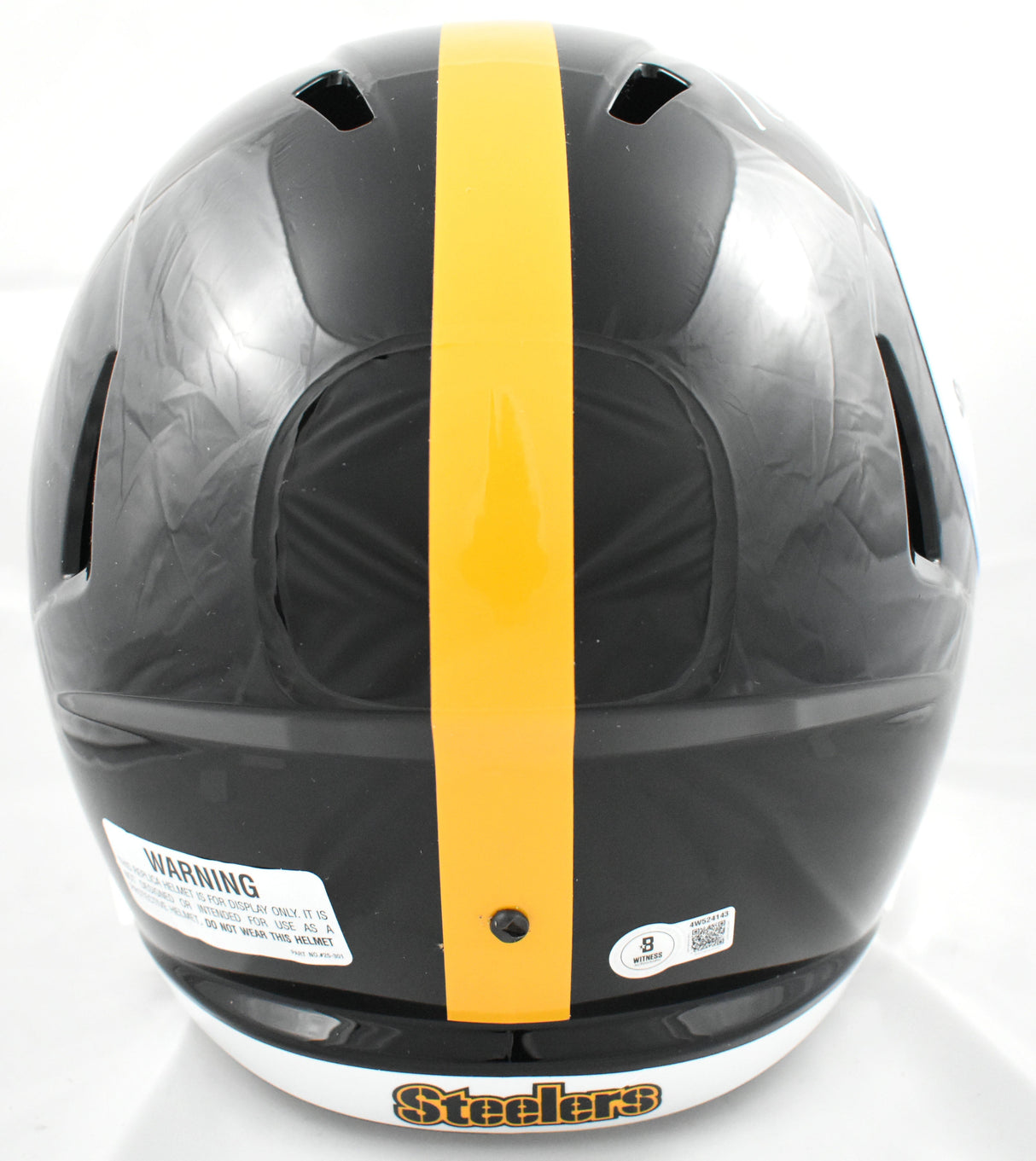 T.J. Watt Autographed Pittsburgh Steelers F/S Speed Helmet -Beckett W Holo *Thin