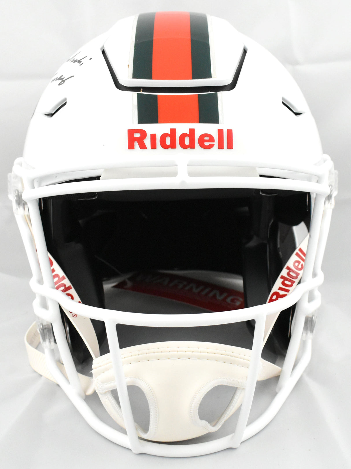 Malachi Toney Autographed Miami Hurricanes F/S Speedflex Helmet - JSA W