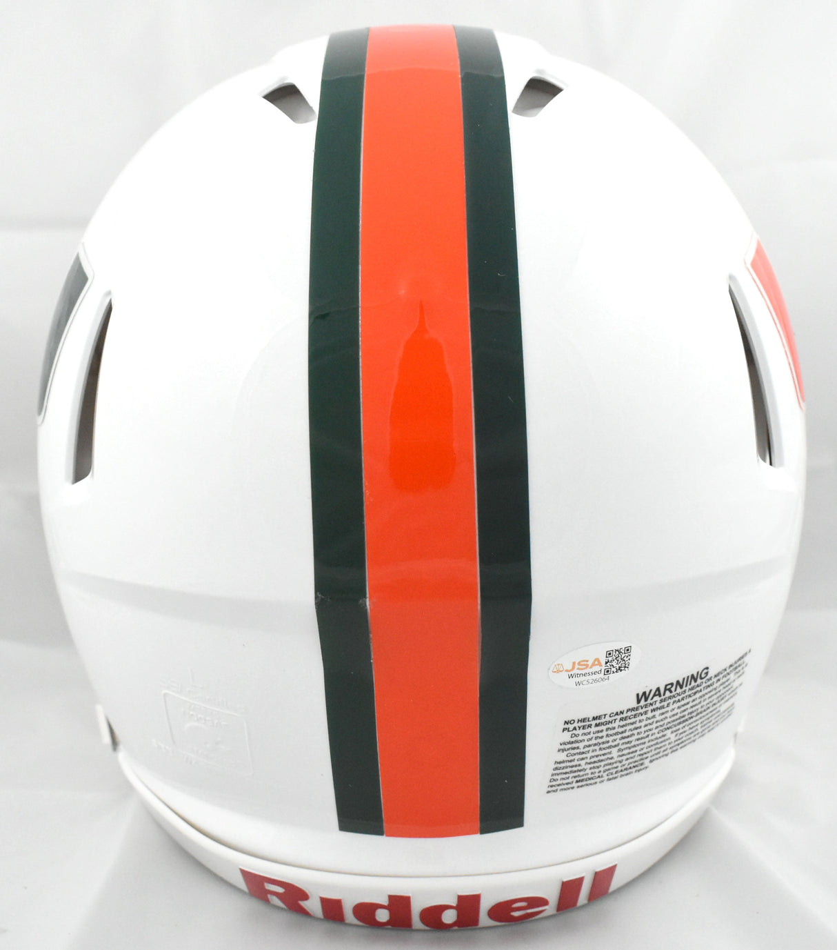 Malachi Toney Autographed Miami Hurricanes F/S Speed Authentic Helmet - JSA W